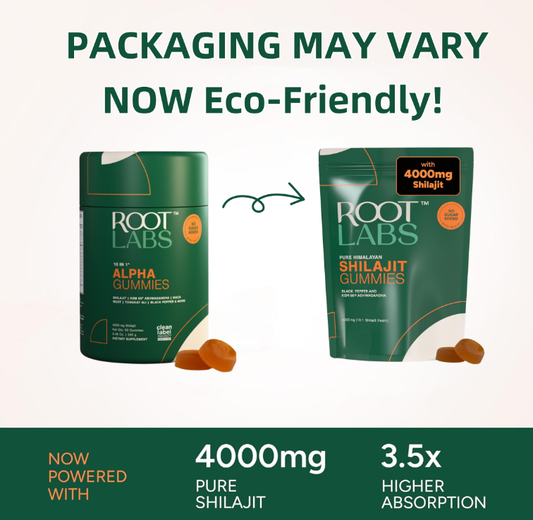 10-1 Alpha Gummies | 4000 mg Pure Himalayan Shilajit I KSM 66 Ashwagandha | Maca Root| Tongkat Ali |75% Fulvic Acid| No Sugar | GMO Free I Clean Lab Certified I 85+ Trace Minerals